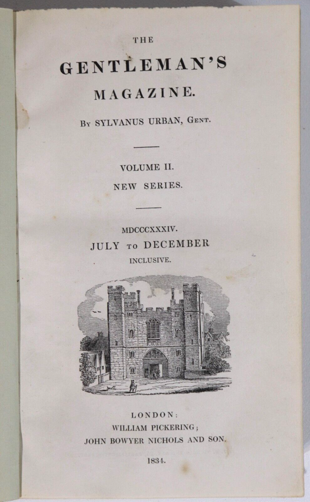 The Gentleman's Magazine - 1834 to 1837 - 6 Vol Antiquarian History Book Set