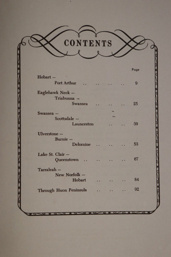 1948 Tasmanian Journey by S Brogden 1st Edition Australian History Book