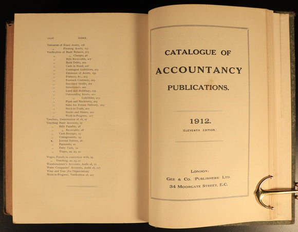 1912 Auditing Manual For Auditors by LR Dicksee Antique Financial Reference Book