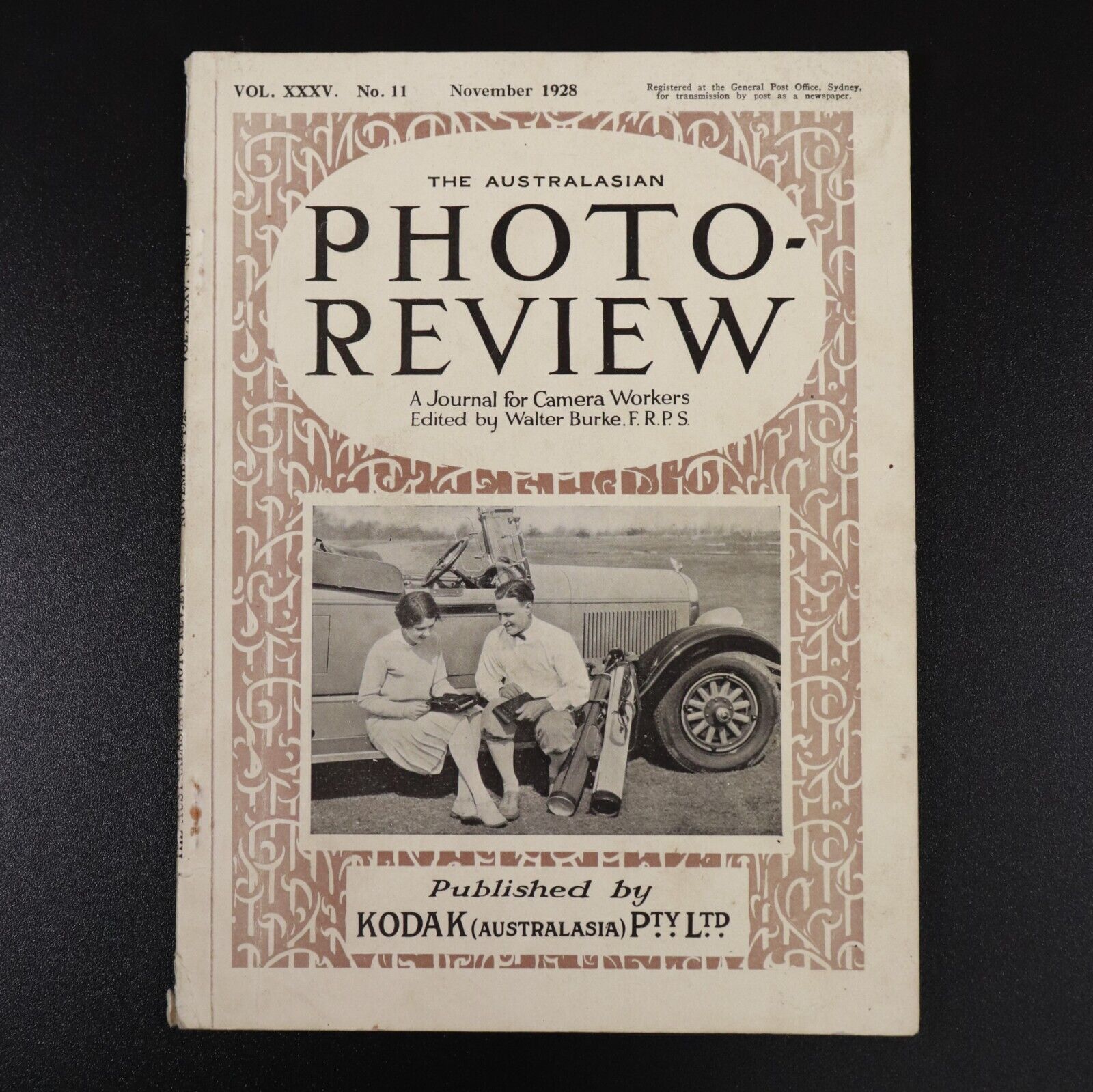 1928 The Australasian Photo Review Magazine Antique Photography History Book