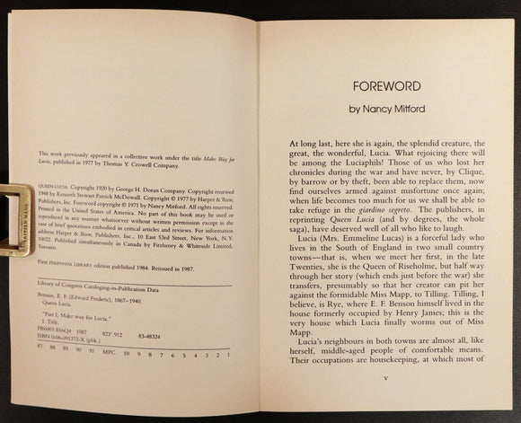 1985 The Works Of E.F. Benson 9 Book Bundle Make Way For Lucia As We Were