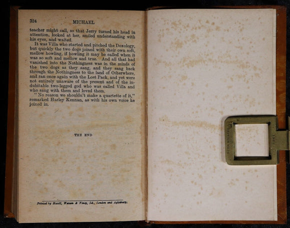 1917 Jerry Of The Islands & Michael by Jack London Antique American Fiction Book