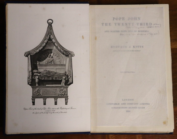 1910 Pope John The Twenty Third by EJ Kitts Antique Religious Book