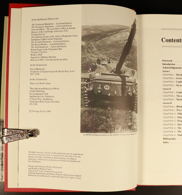History Of Royal Tank Regiment by George Forty 1989 British Military Book