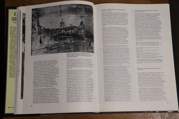 1988 Edwardian Architecture: A Biographical Dictionary Architect Reference Book