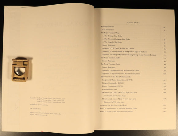 Royal Service by P Galloway Limited Edition Military Medal Reference Book