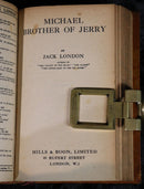 1917 Jerry Of The Islands & Michael by Jack London Antique American Fiction Book-6