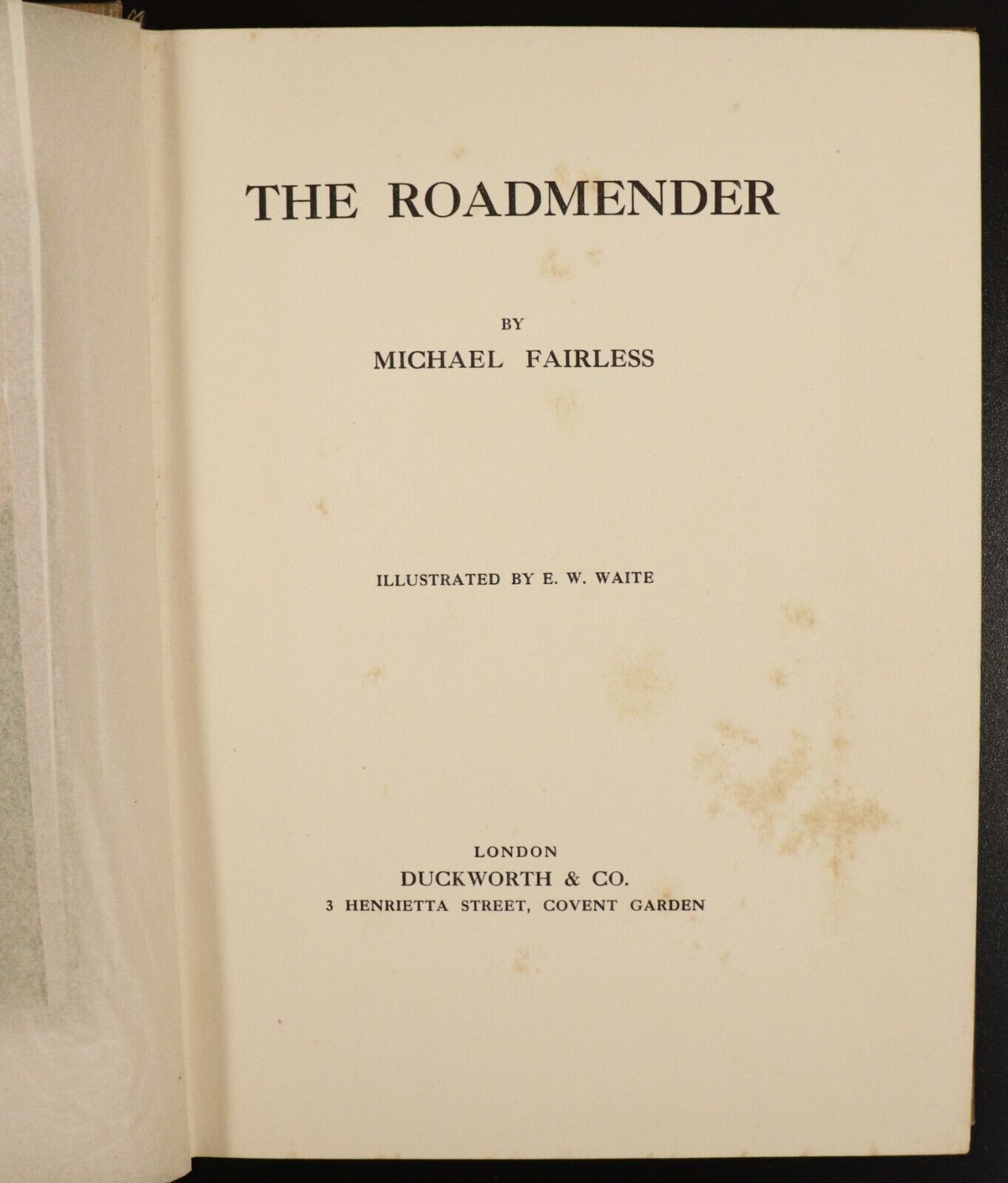 1911 The Roadmender by Michael Fairless Antique British Fiction Book
