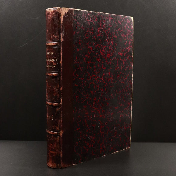 1911 Petite Academie Noeliste Antique French Literature Magazine Book Scarce