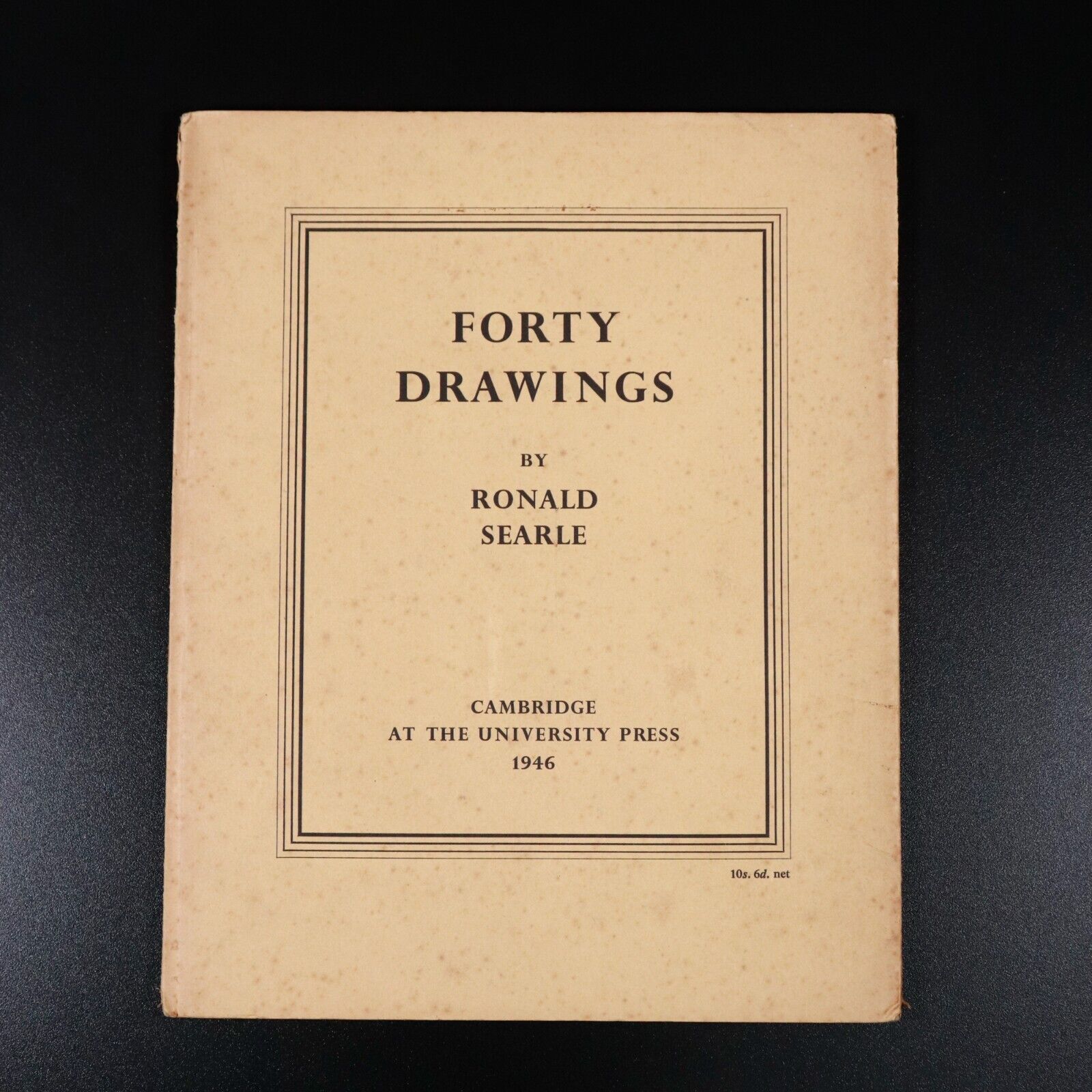 1946 Forty Drawings by Ronald Searle WW2 British Military Art History Book