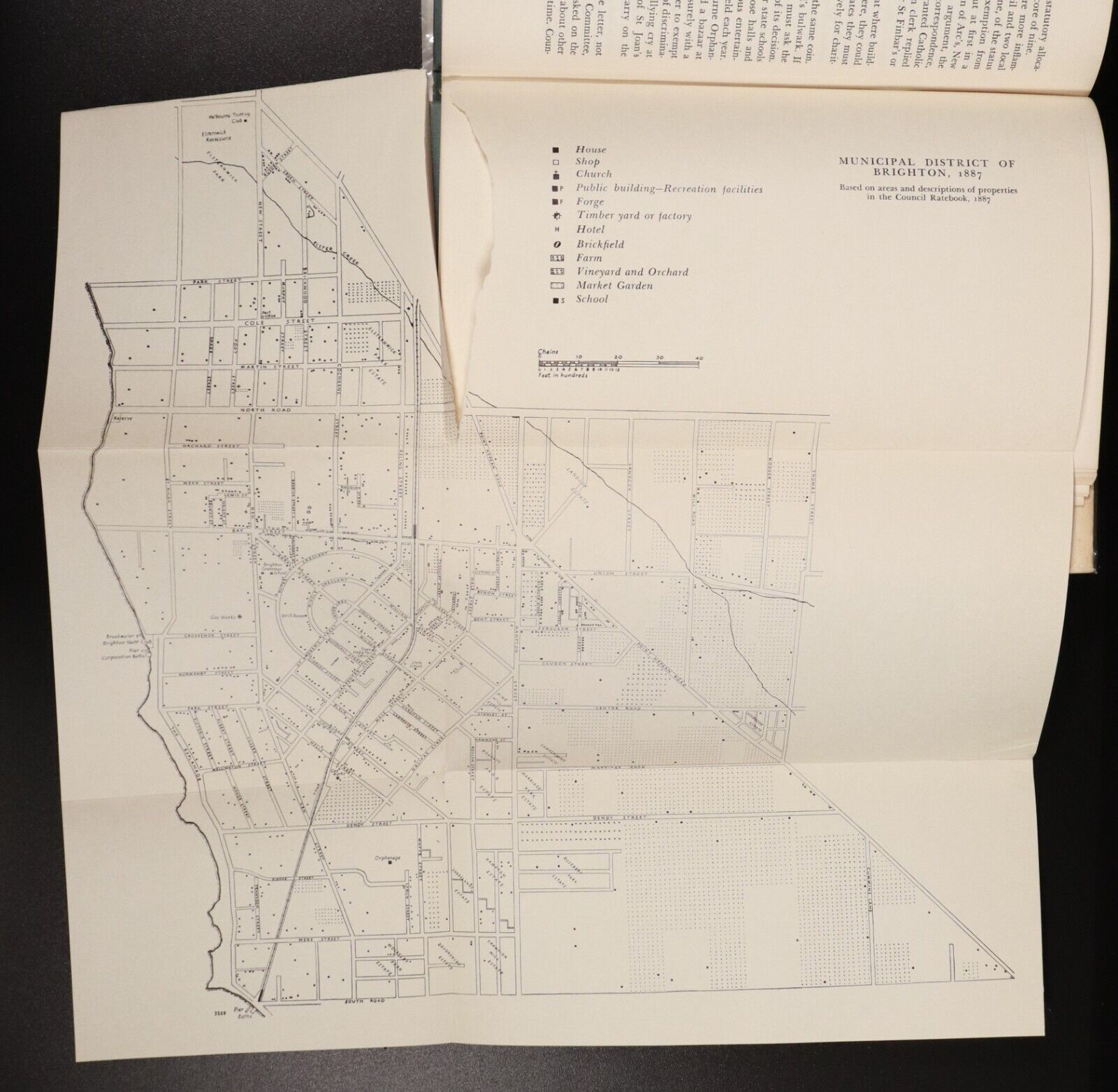 1962 A History Of Brighton by Weston Bate Melbourne Local History Book