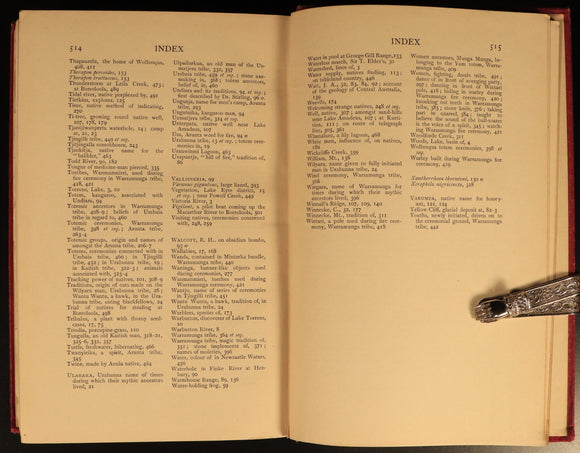 1912 Across Australia by B Spencer & FJ Gillen Antique Australian History Books