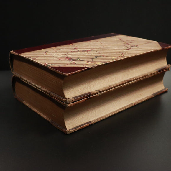 1854 2vol Littell's Living Age Jan - Jun 1854 Antiquarian History Books Plates