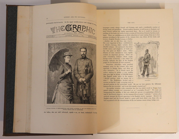 1887 England, Scotland & Ireland Picturesque Antiquarian British History Book