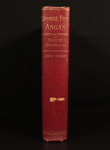 George Fife Angas Founder Of South Australia 1891 Antique History Book 1st Ed - 0