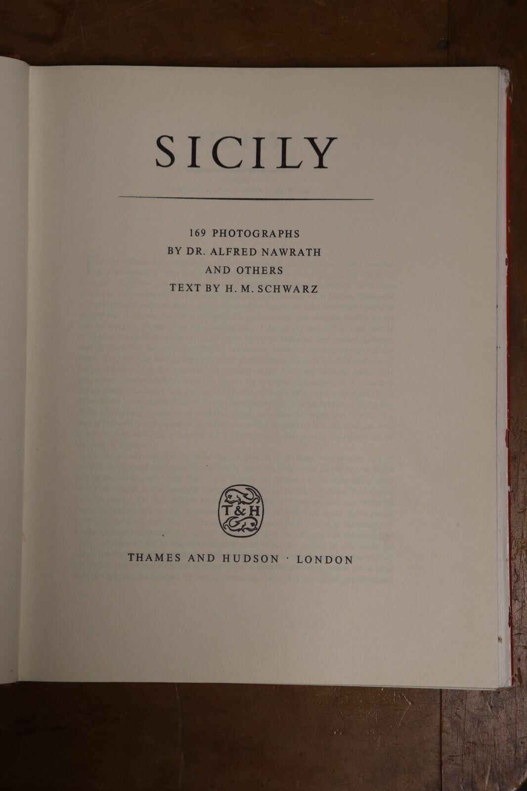 1956 Sicily 169 Photographs H.M. Schwarz Rare Italian Photo History Book