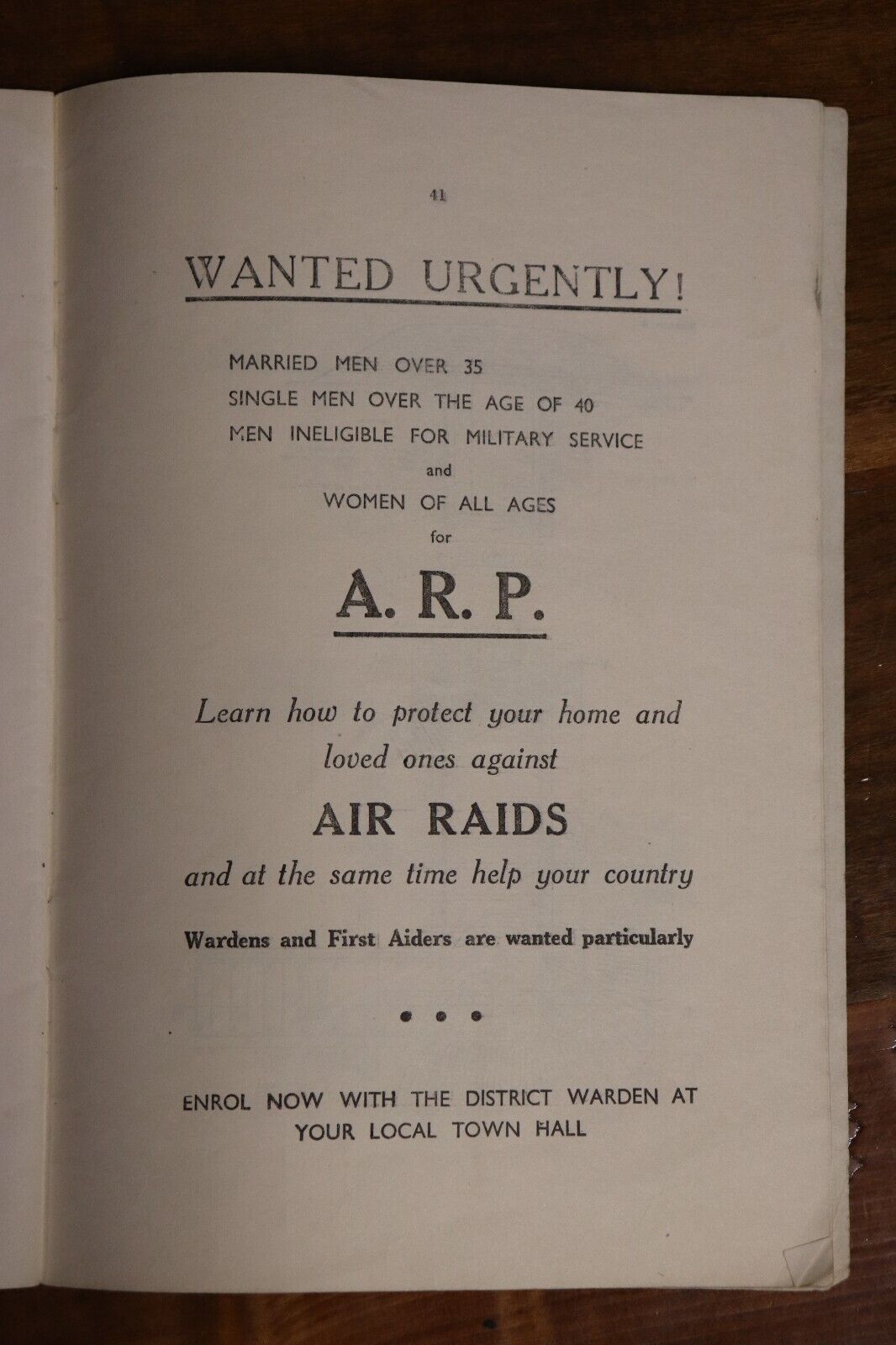 1941 Air Raid Precautions: Victoria Government Advice Australian WW2 History