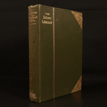 c1910 Autocrat Of The Breakfast Table by Oliver Wendell Holmes Antique Book
