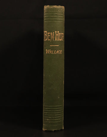 c1900 Ben Hur Tale Of The Christ by Lew Wallace Antique Christian Fiction Book - 0