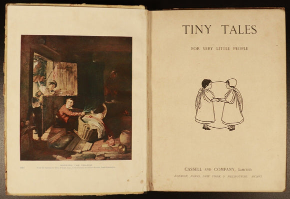 1906 Tiny Tales For Very Little People Antique Illustrated Children's Book