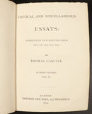 1872 6vol Critical & Miscellaneous Essays by Thomas Carlyle Antiquarian Books-15