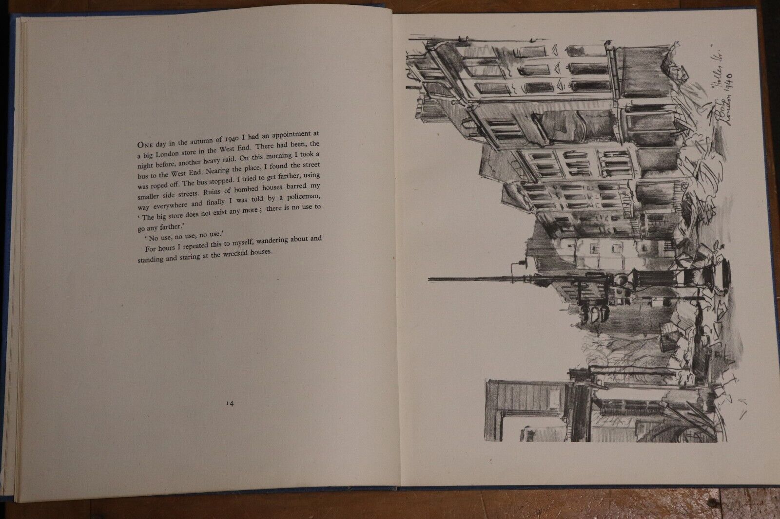 Defiant City by Joseph Bata - 1942 - British WW2 Art Book Of Sketches