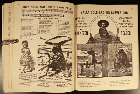 c1918 Cole's Funny Picture Book No. 1 Antique Illustrated Childrens Book 48th Ed