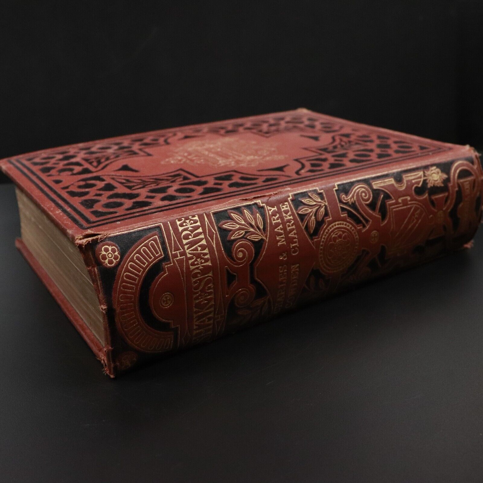 1883 Works Of William Shakespeare C&M Cowden Clarke Antique Literature Book - 0