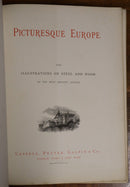 c1875 Picturesque Europe - Division 9 Antiquarian Engravings Plates Book-3