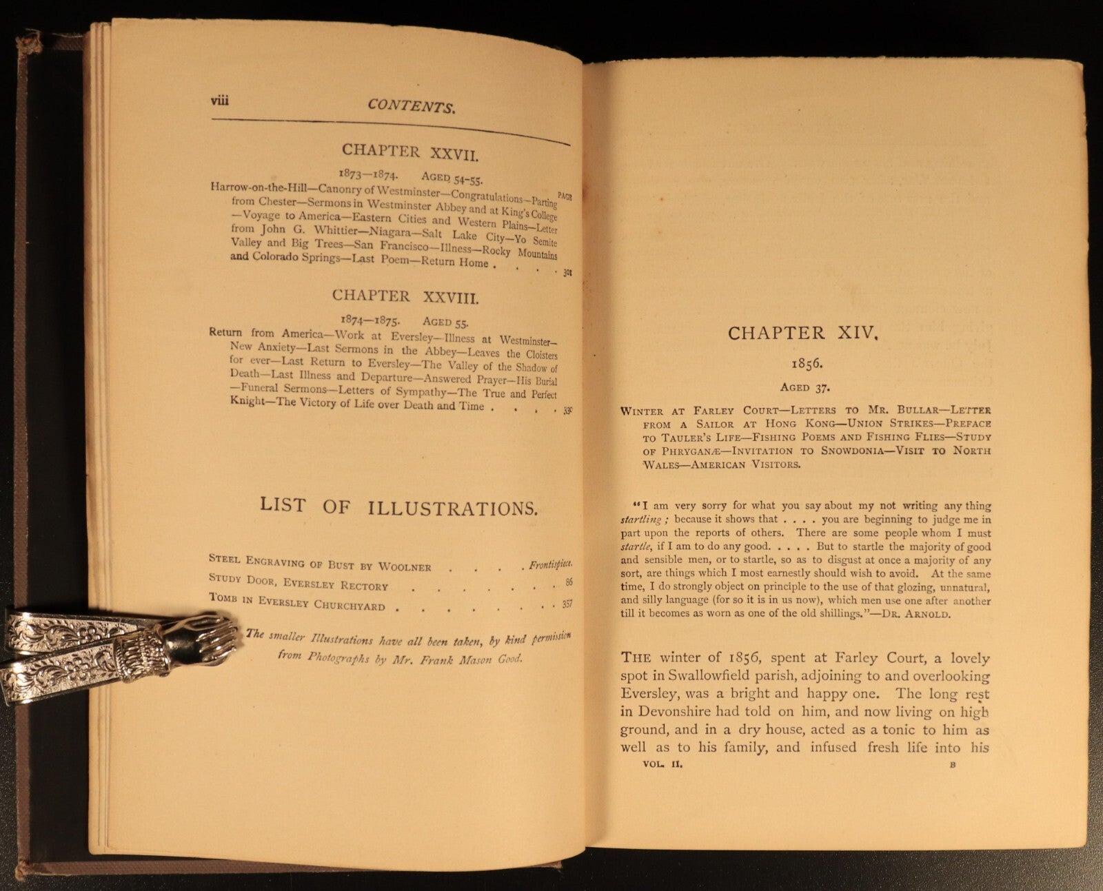1891 Charles Kingsley Letters & Life British Religious History & Biography Books