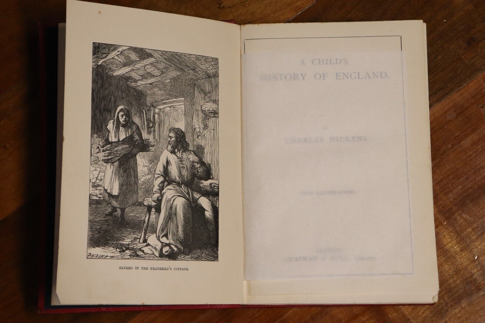 1888 A Child's History Of England by Charles Dickens Antique History Book