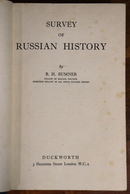 1944 Survey Of Russian History by BH Sumner Russian History Book First Edition-2