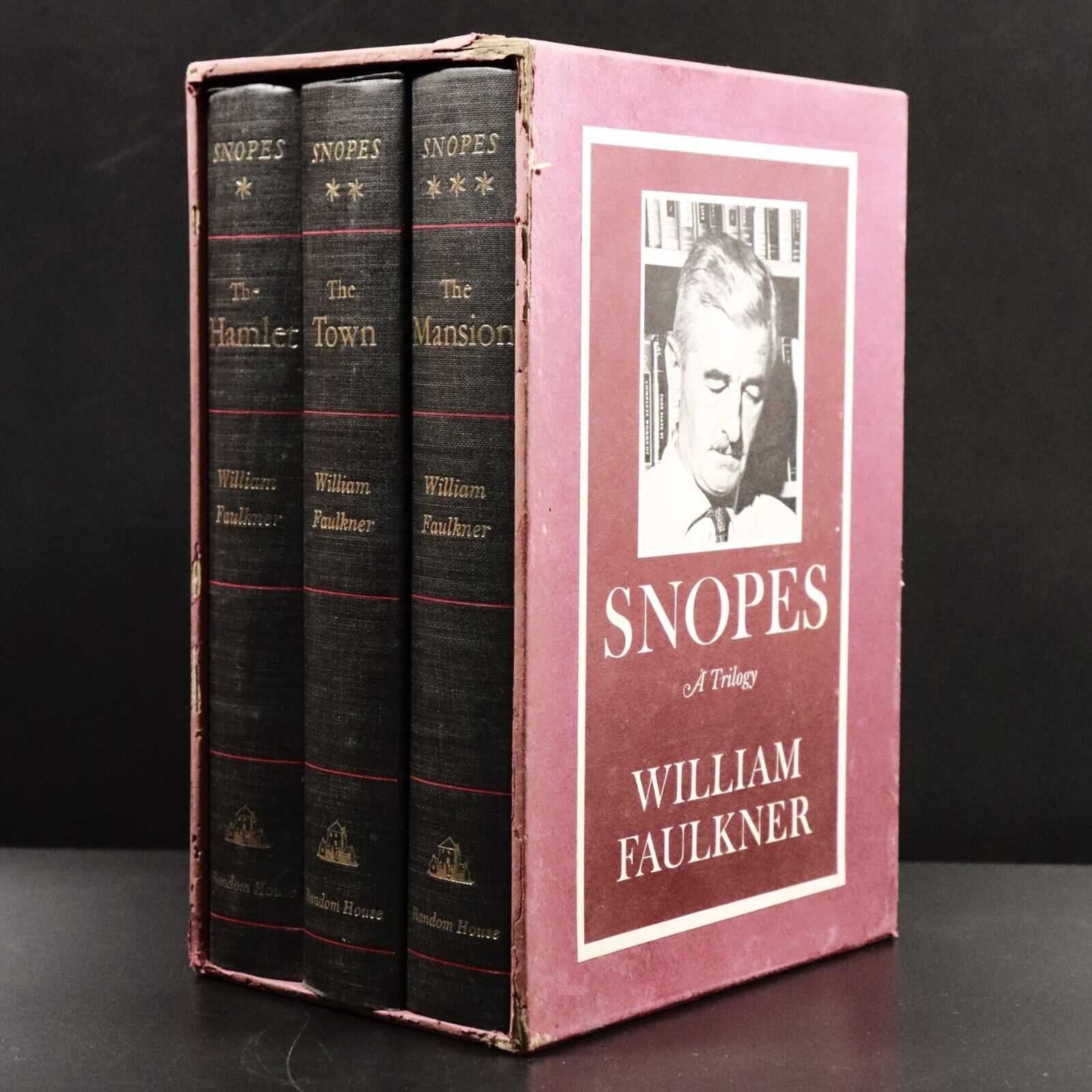 1964 3vol Snopes A Trilogy by W. Faulkner American Fiction Book Set The Hamlet