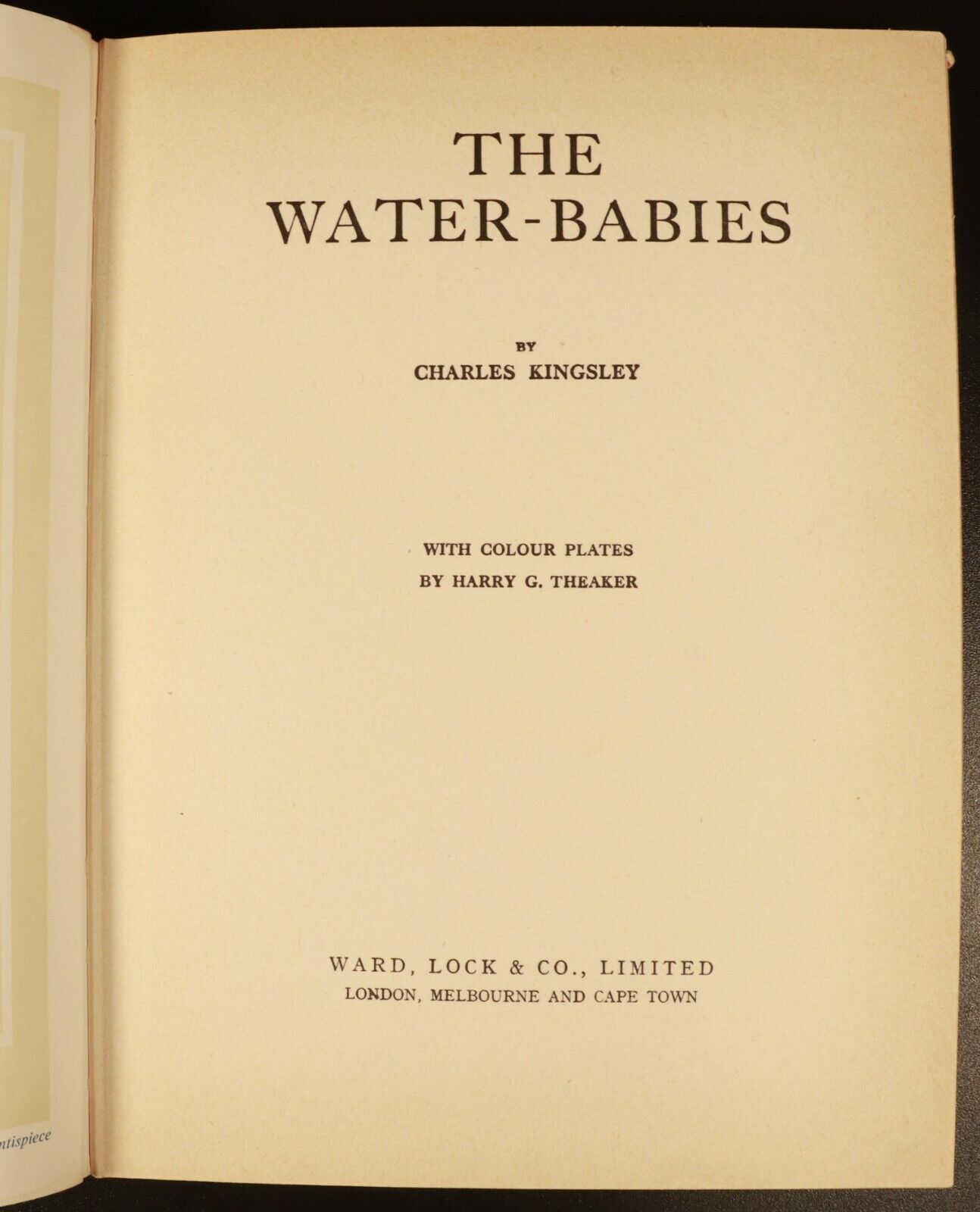 c1950 The Water Babies by Charles Kingsley Vintage Children's Book H.G. Theaker