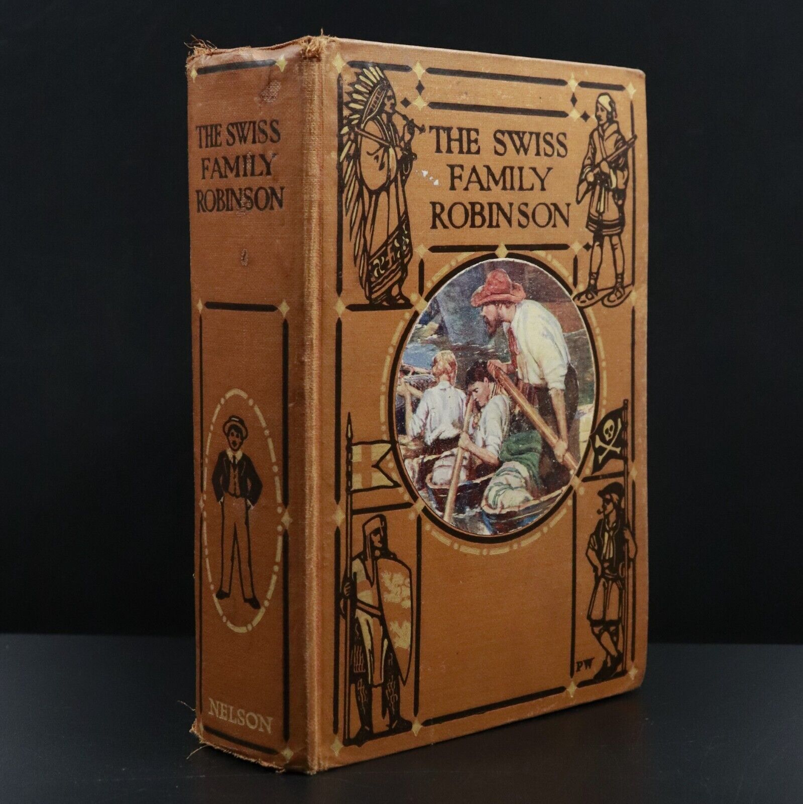 c1910 The Swiss Family Robinson by J.D. Wyss Classic Adventure Fiction Book