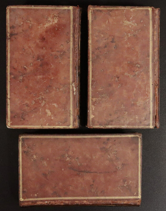 1784 3vol Cecilia Ou Memoires D'Une Heritiere Antiquarian Literature Books