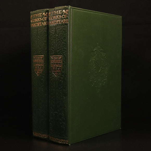 Shakespeare's Comedies, Histories & Poems 1950 Literature Books Illustrated
