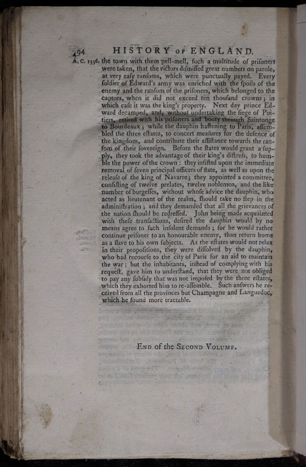 1758 7vol Complete History Of England by T. Smollett Antiquarian Book Set