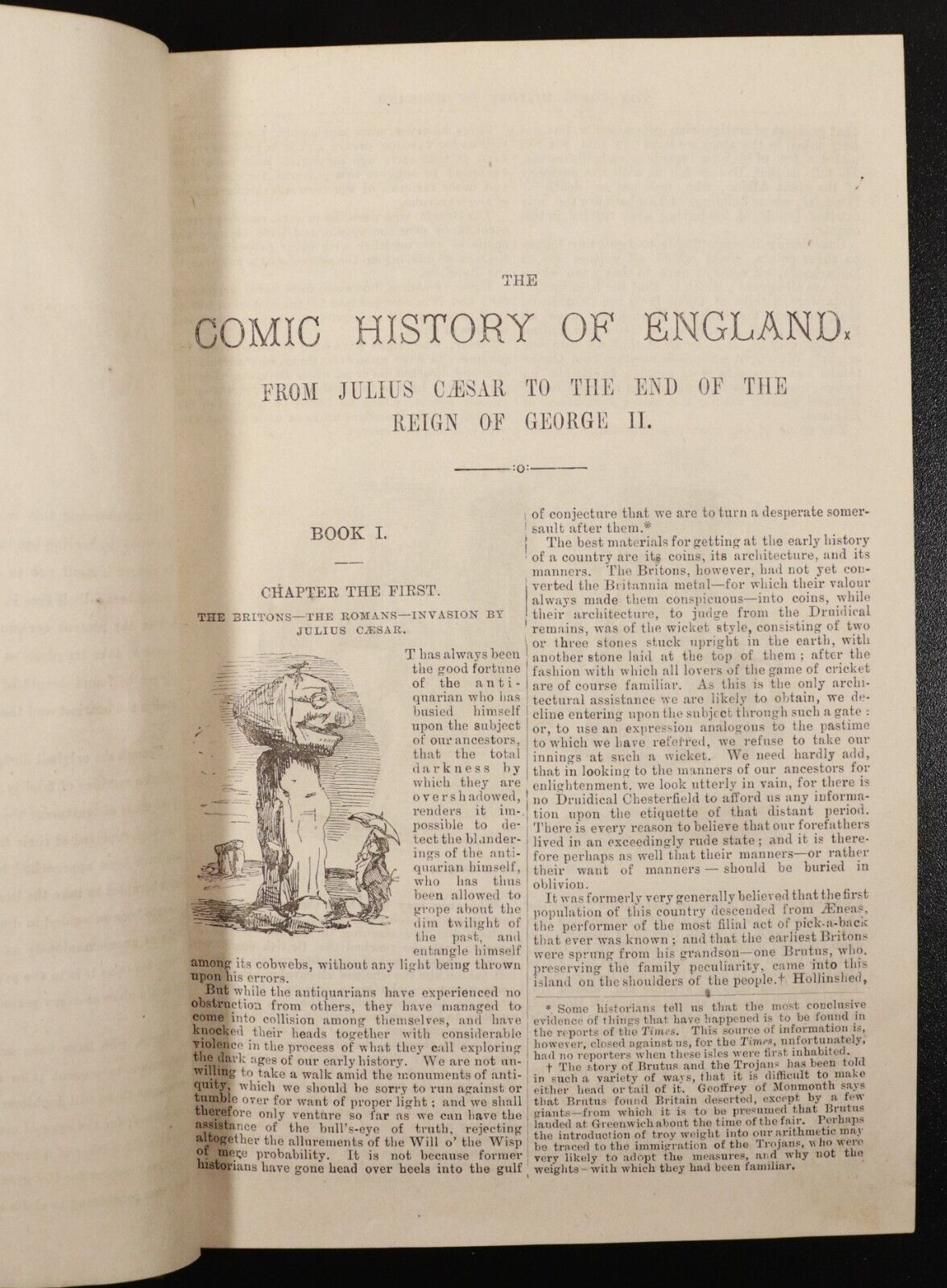 c1895 The Comic History Of England by G.A. A'Beckett Antique History Book