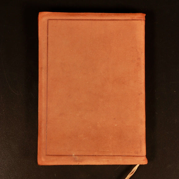 Poems Of Pleasure by Ella Wheeler Wilcox c1915 Antique Poetry Book  Suede Cover