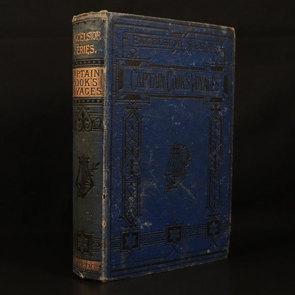 1882 Captain Cooks Three Voyages Round The World Antique Exploration Book