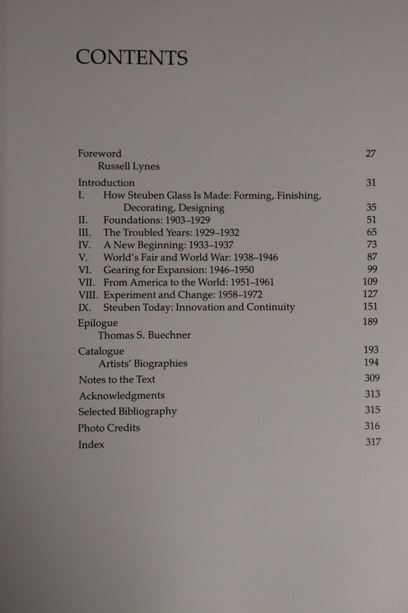 1987 Steuben Glass: Collectors Edition American Crystal Collectors Book