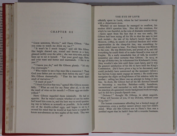 1957 The Eye Of Love by Margery Sharp  1st Edition Vintage Fiction Book