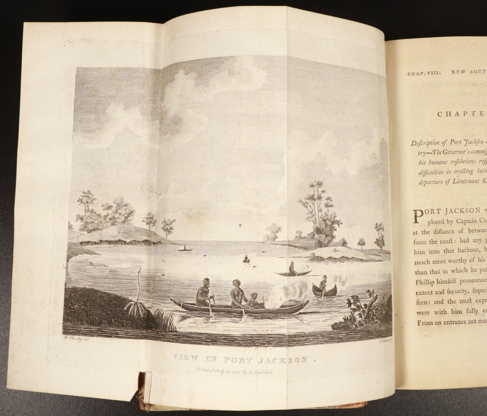 1790 Voyage Of Governor Phillip To Botany Bay Antiquarian History Book 3rd Ed.