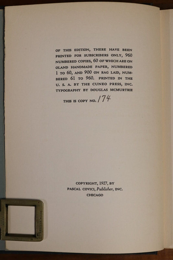 1927 2vol The Satyricon Of Petronius Arbiter Antique Greek Latin Book Set