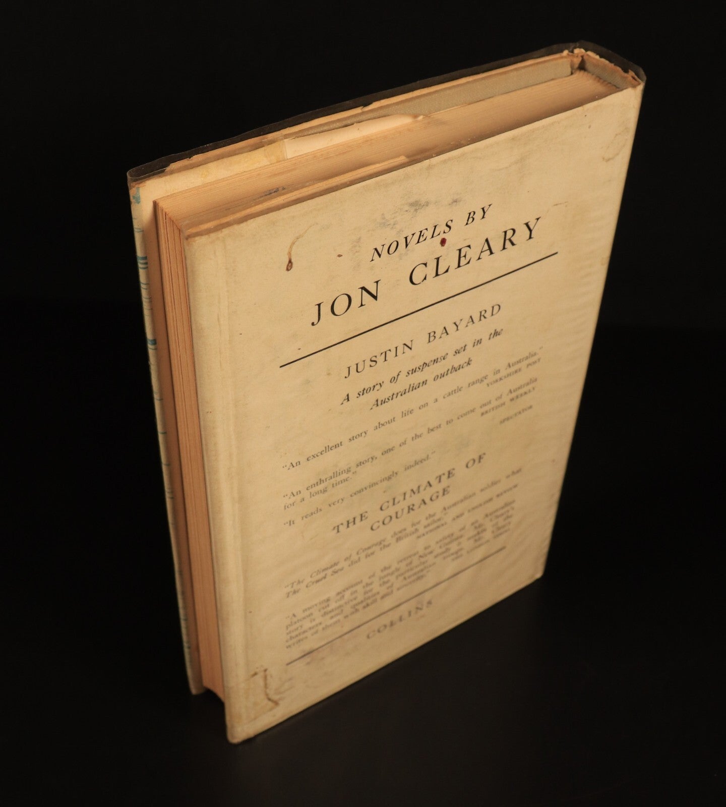 1957 The Green Helmet by Jon Cleary Vintage Australian Motor Sport Fiction Book - 0