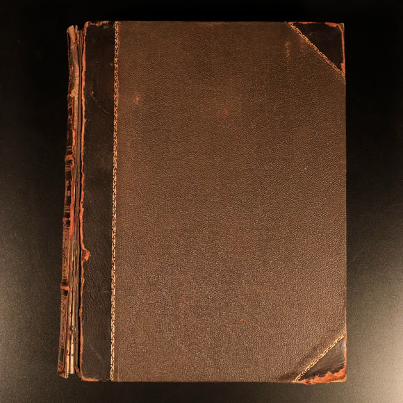 c1880 Charles Dickens Works 22vol Antique Fiction Book Set Bleak House Christmas