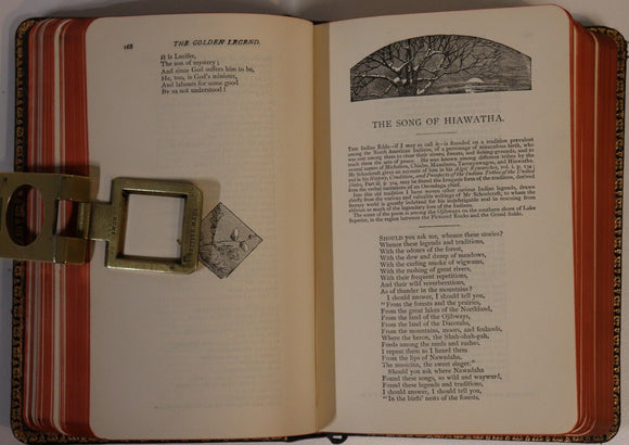 c1900 The Poetical Works Of Henry Longfellow Antique American Poetry Book