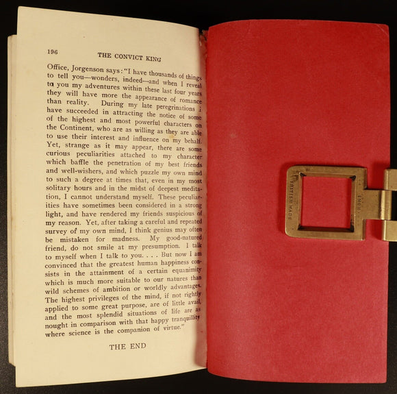 1932 The Convict King Jorgen Jorgenson Australian Convict History Antique Book