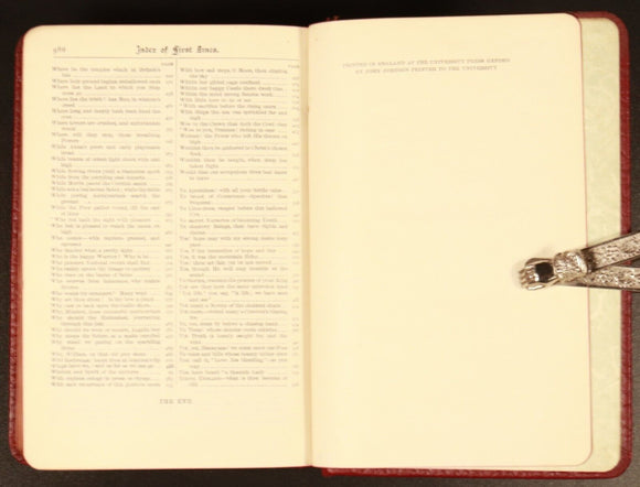 1928 The Poetical Works Of Wordsworth Antique Poetry Book Editor T. Hutchinson